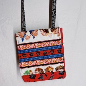 Vintage Handmade Patchwork Crossbody